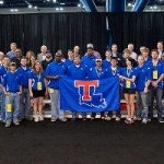 The LA Tech team brought home the Team Spirit award. Photo from news.latech.edu.
