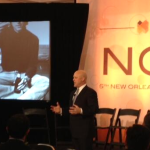 Mayor Mitch Landrieu addressing the Summit. Photo by Sara Thomas.